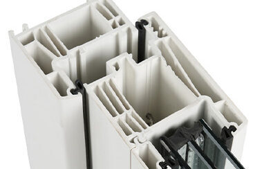 a multi-chamber UPVC profile casement window