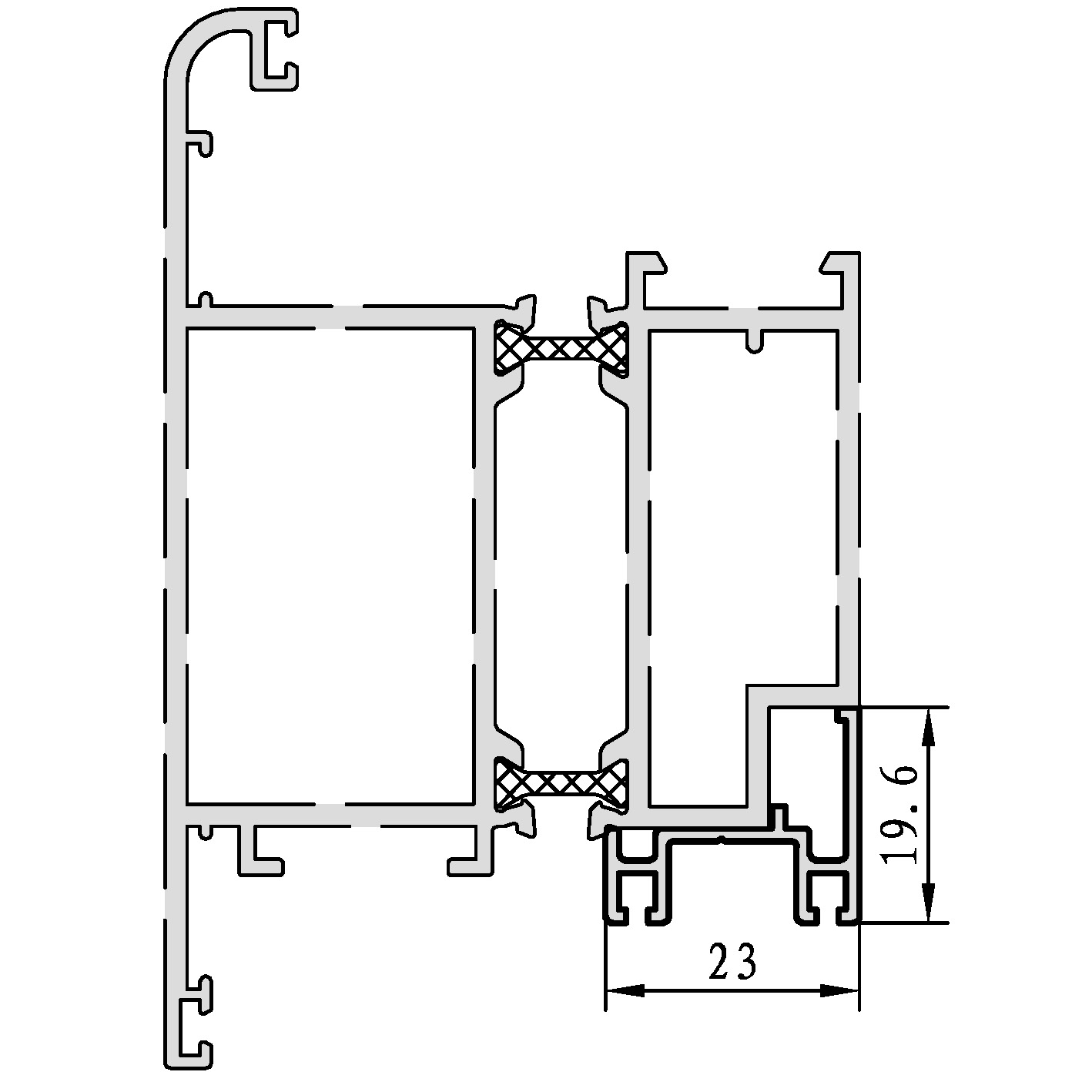 FT55M  series side-hung window C