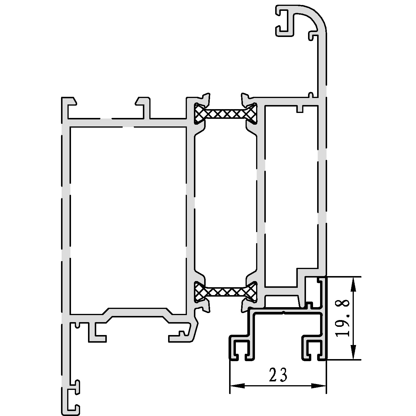 FT55M  series side-hung window C