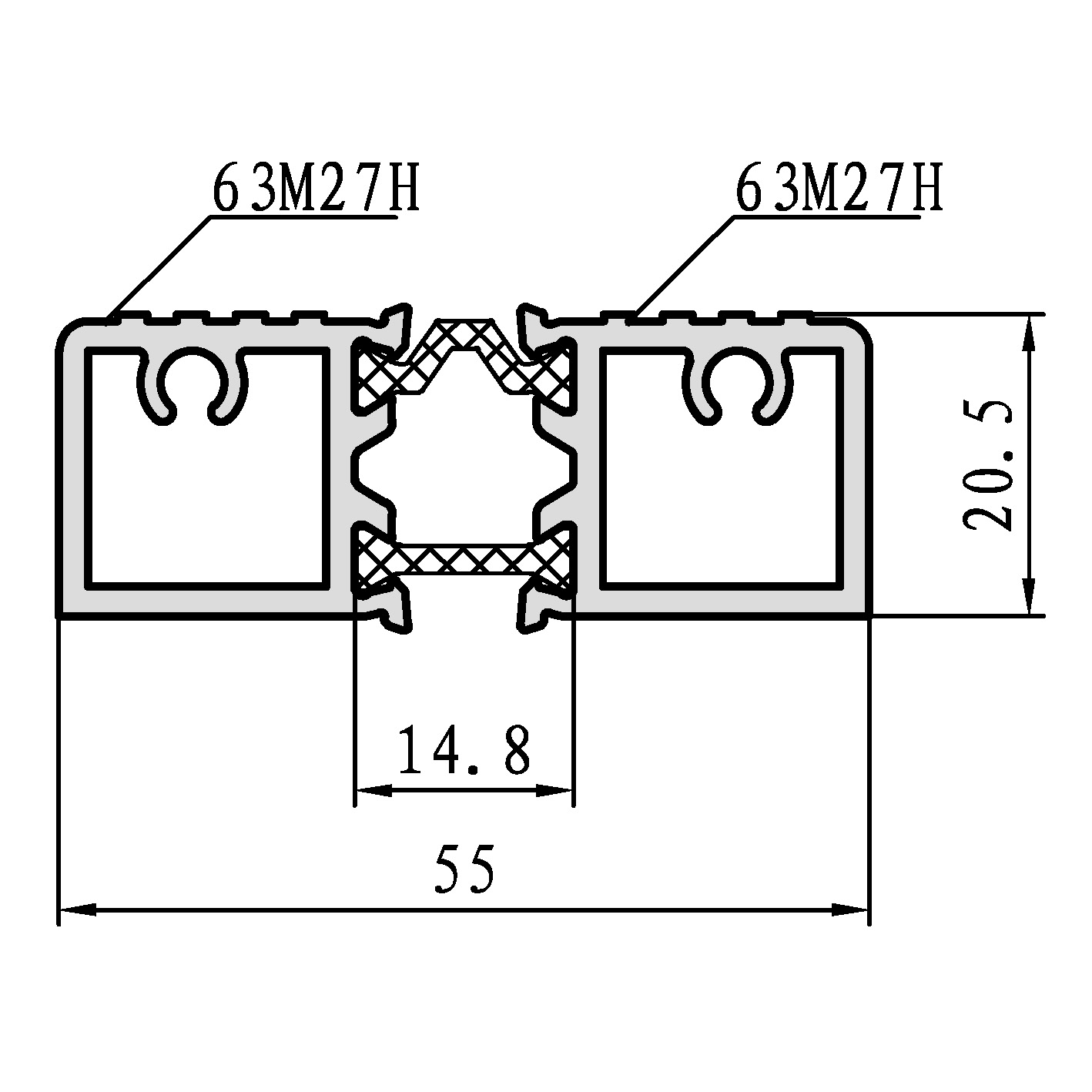 FT55M  series side-hung window C