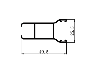 Colombia series aluminum profile window and door in china