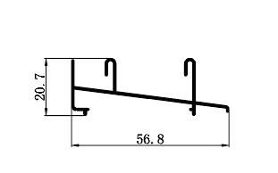Colombia series aluminum profile window and door in china