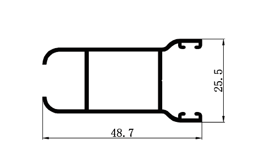Colombia series aluminum profile window and door in china