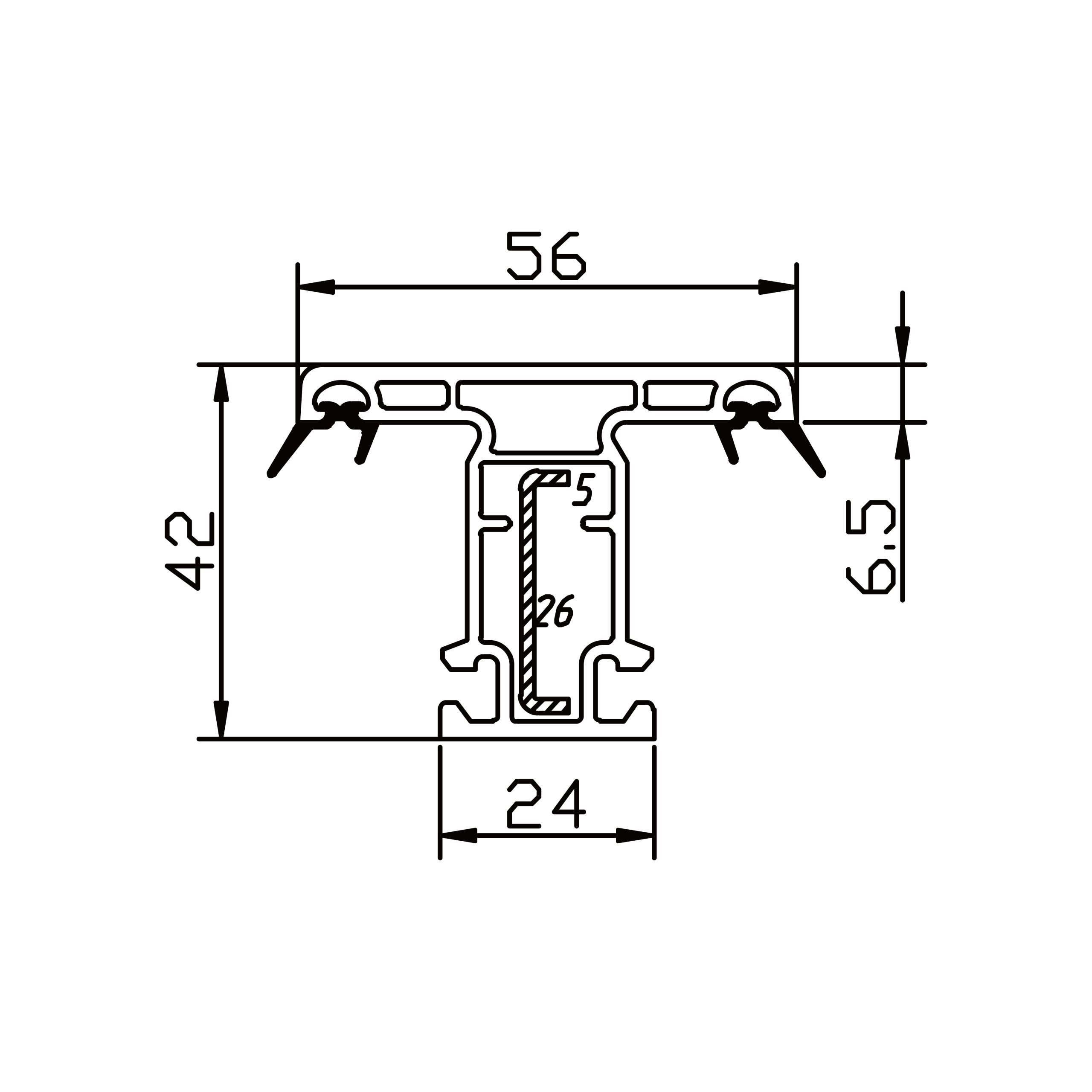88mm Series Sliding sash
