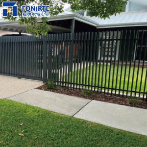 Modern Durable Aluminum Slat Fence Panels Lawn Fence Edging Decorative Garden Security Waterproof Outdoor Low Cost