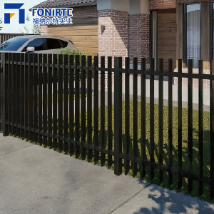 Modern Durable Aluminum Slat Fence Panels Lawn Fence Edging Decorative Garden Security Waterproof Outdoor Low Cost