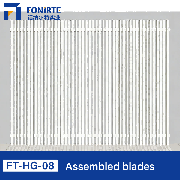 Modern Durable Aluminum Slat Fence Panels Lawn Fence Edging Decorative Garden Security Waterproof Outdoor Low Cost