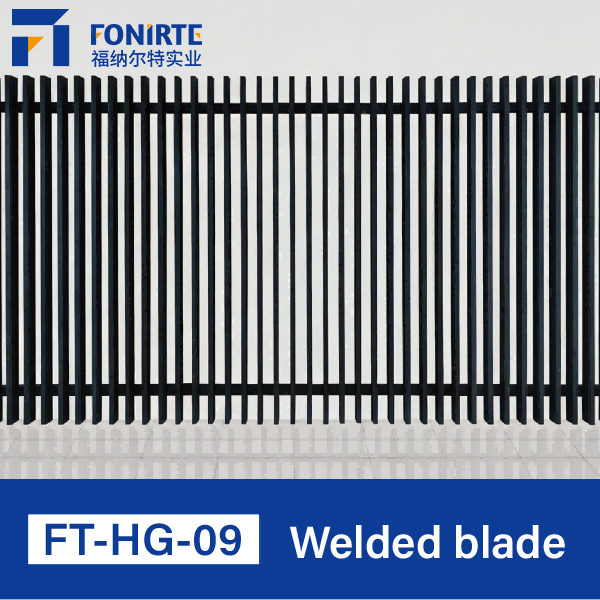 Modern Durable Aluminum Slat Fence Panels Lawn Fence Edging Decorative Garden Security Waterproof Outdoor Low Cost