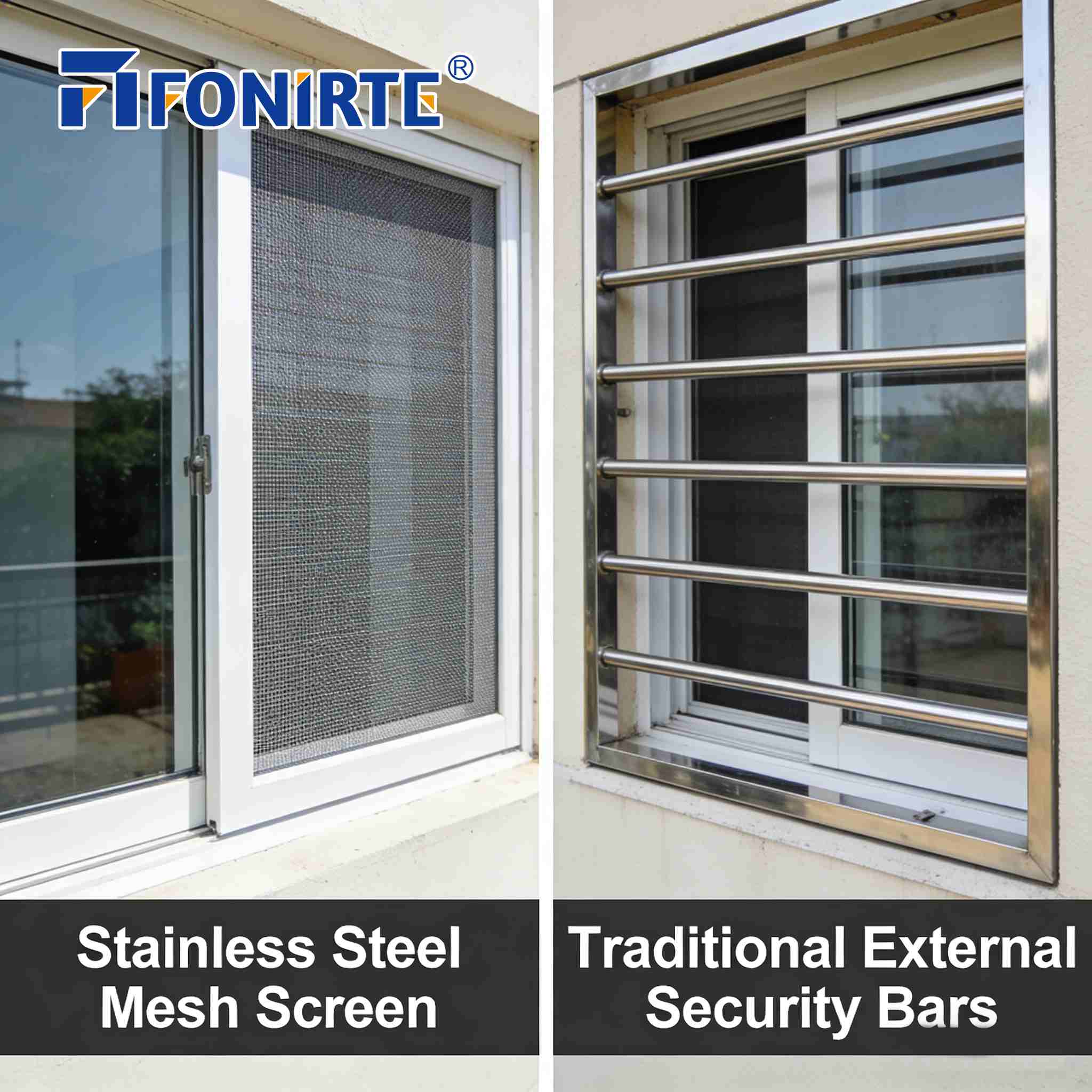 Double Protection: Security Options for FONIRTE UPVC Windows